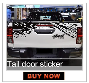 fit for TOYOTA HILUX revo or vigo 2015 2016 2017 2018 2019 car decals back door dirty marks graphic Vinyl cool car stickers fit for TOYOTA HILUX revo or vigo 2015 2016 2017 2018 2019 car decals back door dirty marks graphic Vinyl cool car stickers