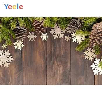 

Christmas Backdrop Wood Board Light Winter Snow Gift Star Bell Vinyl Photography Background Photo Studio Photophone Photozone