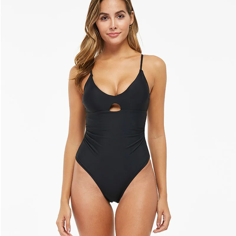 

One-Piece Suits Female Bodysuit Bath Clothing Wire Free with Pad Woman Clothes Swimsuit Swimwear Women Bodysuit Swim Summer