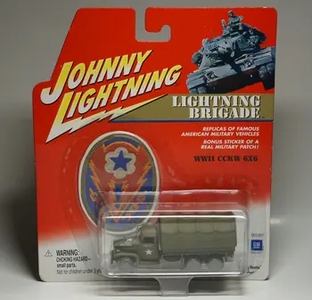 

JOHNNY LIGHTNING 1/64 JL065 WWII GMC CCKW ten wheel belt poncho Collector edition Car model Toy gift