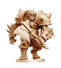 

56mmm 38mm Resin Model Kits Orc Chieftain Lord Warrior Figure Unpainted No Color