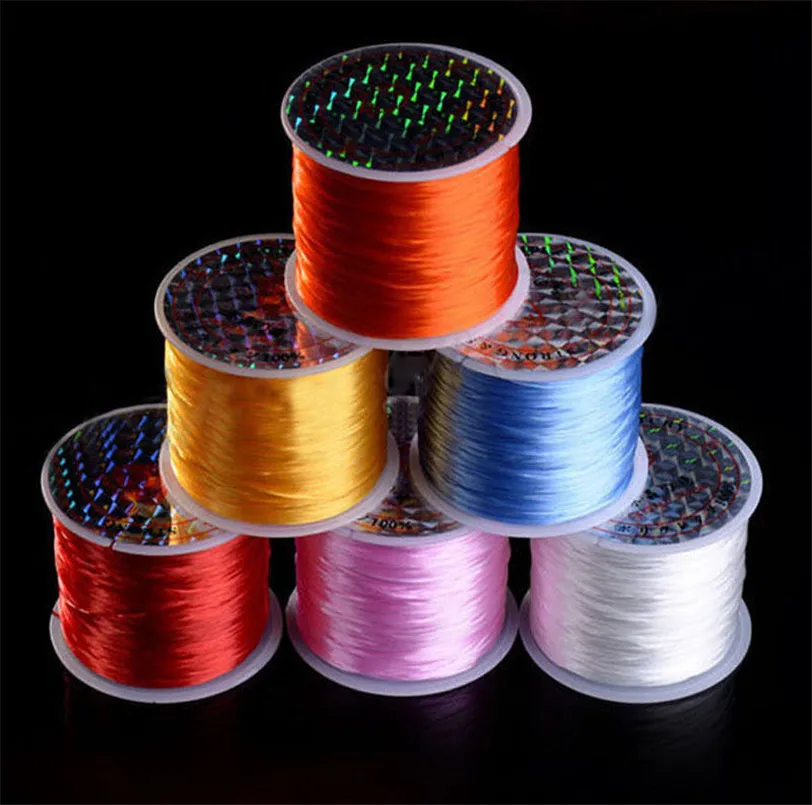 ILOVEDIY 10 м/лот эластичные разноцветные растягивающиеся нити моток веревки для браслета изготовление драгоценных бус