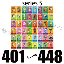 

48pcs/set (401~448) La forêt des animaux Series 5 High New-Horizons NFC standard Size Card Ntag215 chip for NS Switch Games