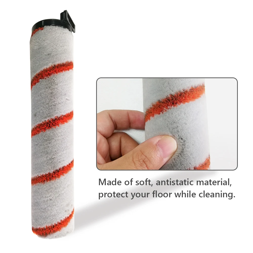 Womow Replacement Part Soft Roller Brush For W20/ W5 Cordless Stick Vacuum Cleaner Brush Roll Household Accessories 2 Pieces