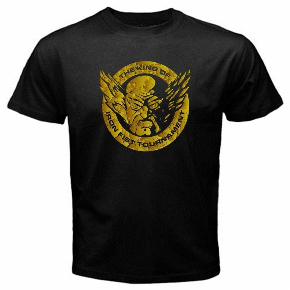 Новая футболка Heihachi The King Of Iron Fist Tournament черная Базовая американского размера Em1