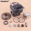 52mm Chainsaw Cylinder Piston Kit For Stihl MS460 046 MS 460 Clutch Drum 3/8" 7 Tooth Sprocket Rim Bearing Decompression Valve 5