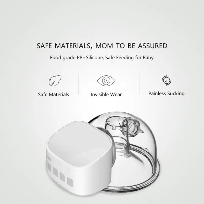 1 шт. BPA Free Электрический молокоотсос Silent беспроводные Автоматическая доя Hands