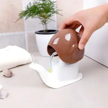 

120ml Snail Shape Portable Soap Dispenser Press Home Liquid Shampoo Shower Container Holder Bathroom Kitchen Accessory