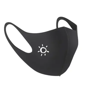 

Women Men Washable Mouth Mask Cartoon Patterned Dustproof Cotton Half Face Cover E65F