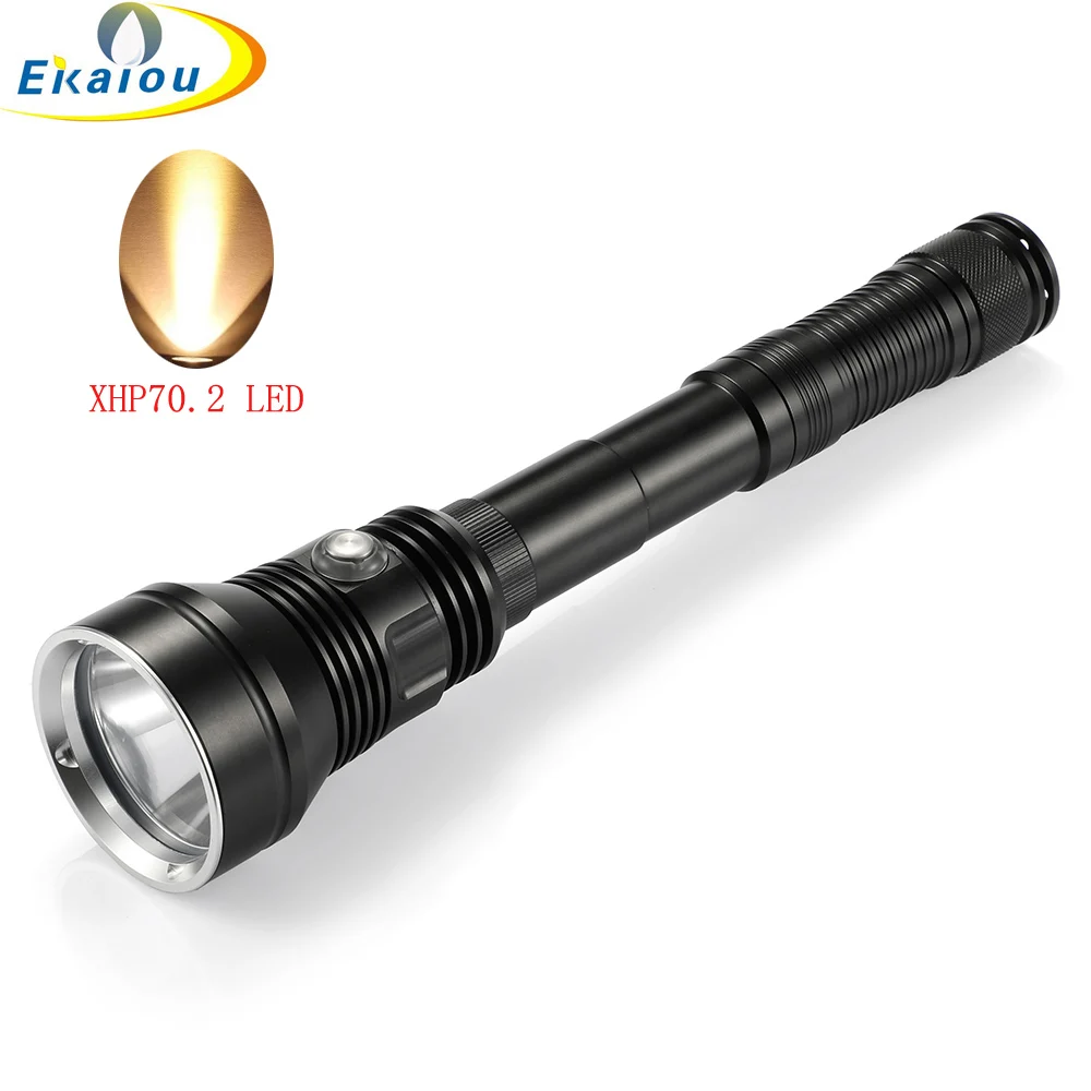 Новый Открытый мощный XHP70.2 светодиодный желтый светильник вспышка для