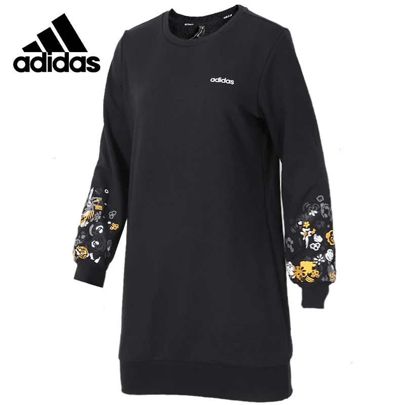 

Original Adidas W ARTIST DRESS Womens T-shirts Black Long sleeve Sportswear DW7819