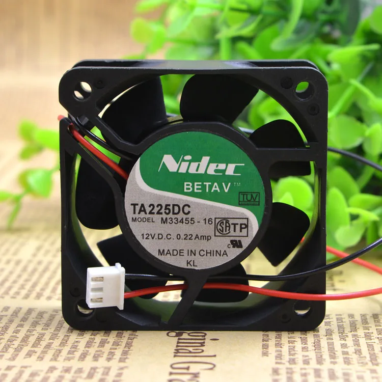 TA225DC M33455-16 12V 0.22A 60*60*25 защиты электродвигателя Вентилятор охлаждения