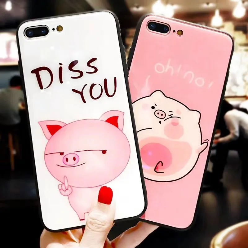 Мультяшный чехол для телефона для iPhone 6 6s 7 8 Plus TPU чехол s для iPhone X XR XS Max милый чехол для телефона