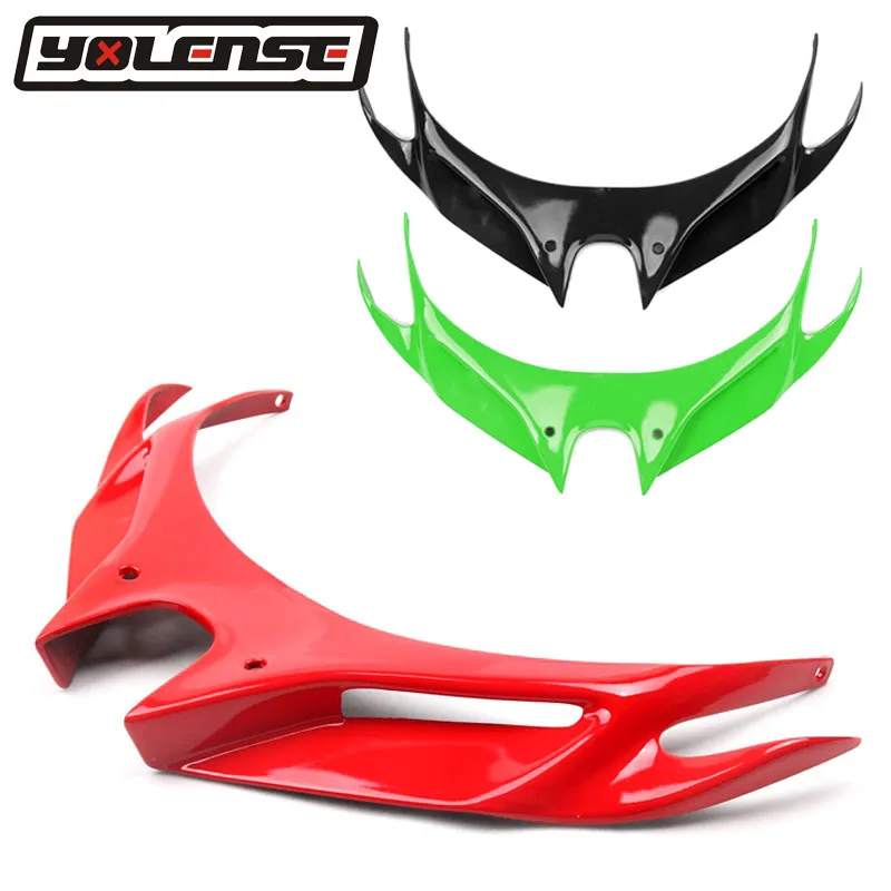 

For KAWASAKI NINJA400 NINJA250 Ninja 250 400 2018 2019 Motorcycle Front Fairing Aerodynamic ABS Winglets Cover Protection Guards