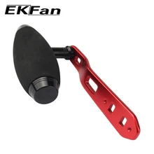 EKFan дизайн 8*5 мм отверстие Т-образные двойные отверстия рыболовная ручка EVA ручка+ металлическая ручка для baitcasing Рыболовная катушка