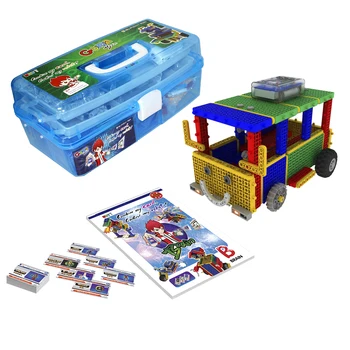 

MRT 1-Brain FK Colorful Programmable Robots Bulding Block Kit Assembly Educational Robot Toy Gift for Beginner 6-8 Years Old