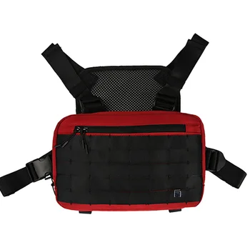 

BD-3016 New Men's Bag Paragraph Street TideTactical Chest Pack Function Industrial Vest Chest Backpack