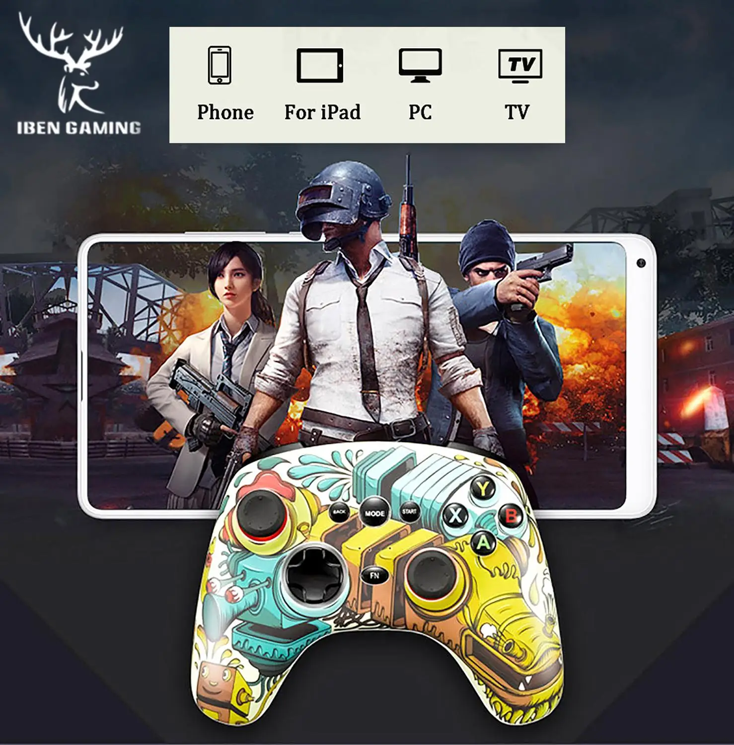 PXN-9618 Bluetooth Gamepad Wireless Controller For PC Laptop IOS Android Smart Phone Steam PUBG