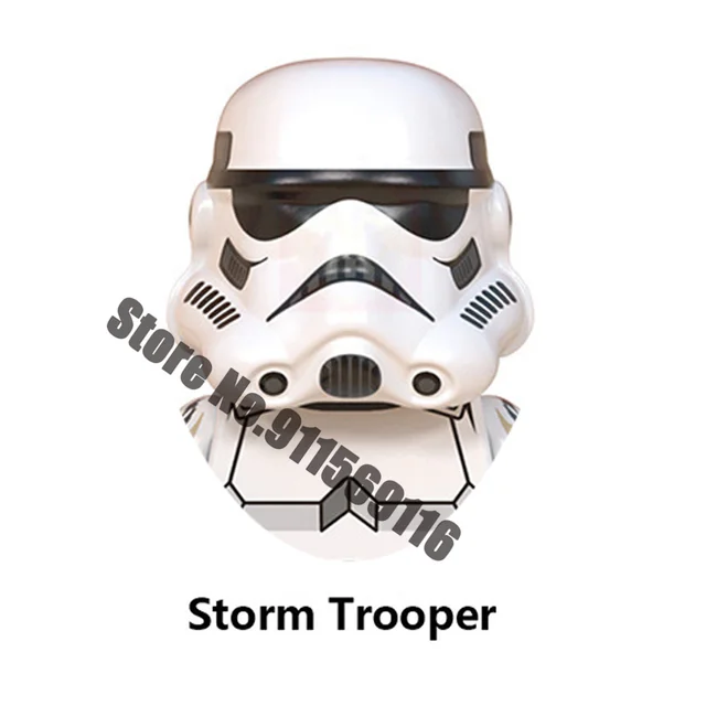 Stormtroopers Building Blocks Snowtroopers Jet Flame Scout Trooper Admiral Thrawn Tarkin Moff Gideon Star Action Figure Wars Toy C-WM2038