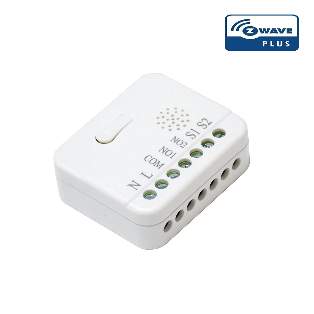 Настенный двухрелейный модуль переключателя Z Wave Plus устройство TKB home TZ74 2x1 5 кВт