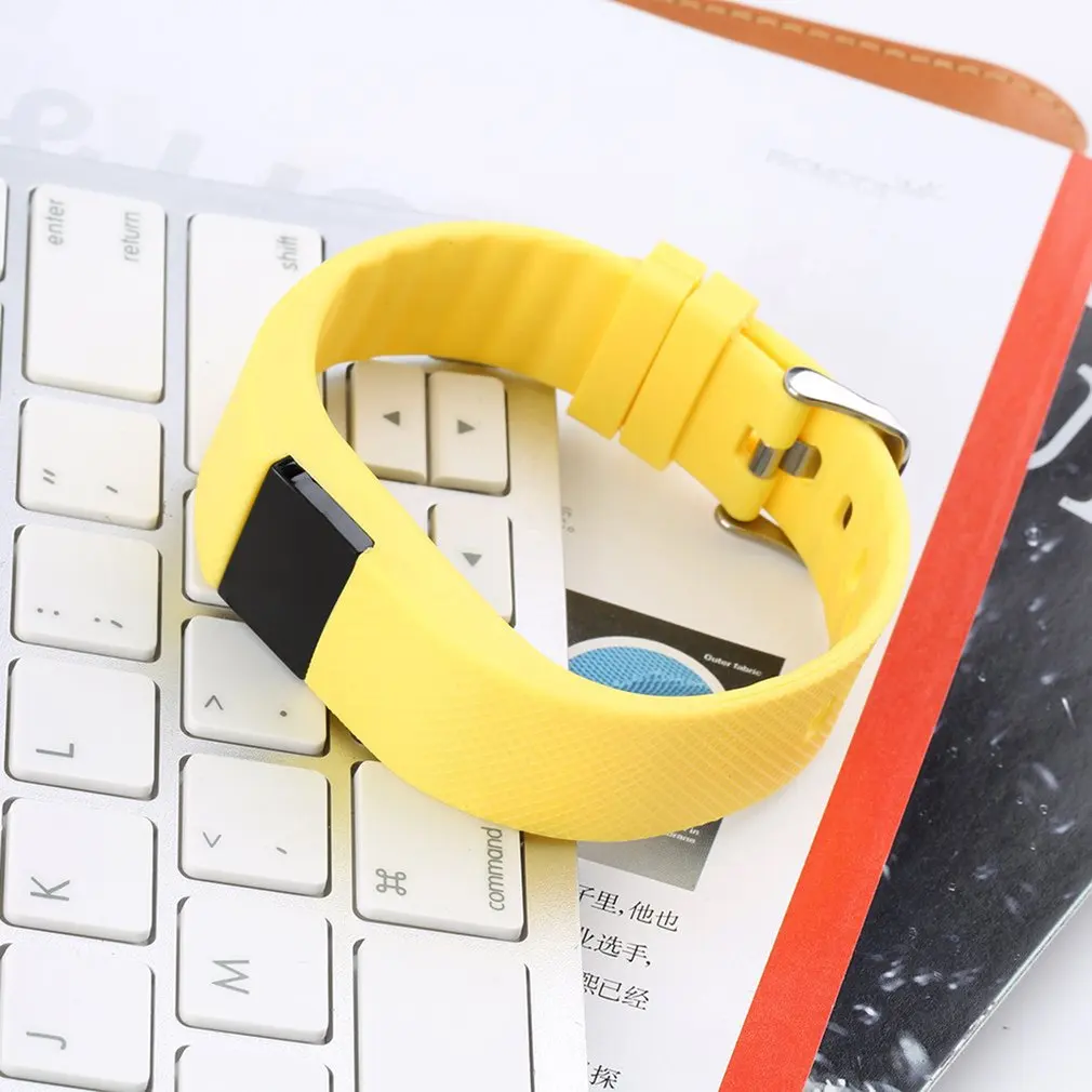 Пластик и силикон IP67 Стандартный usb зарядка фитнес Смарт часы здоровье браслет сердечного ритма шагомер трекер