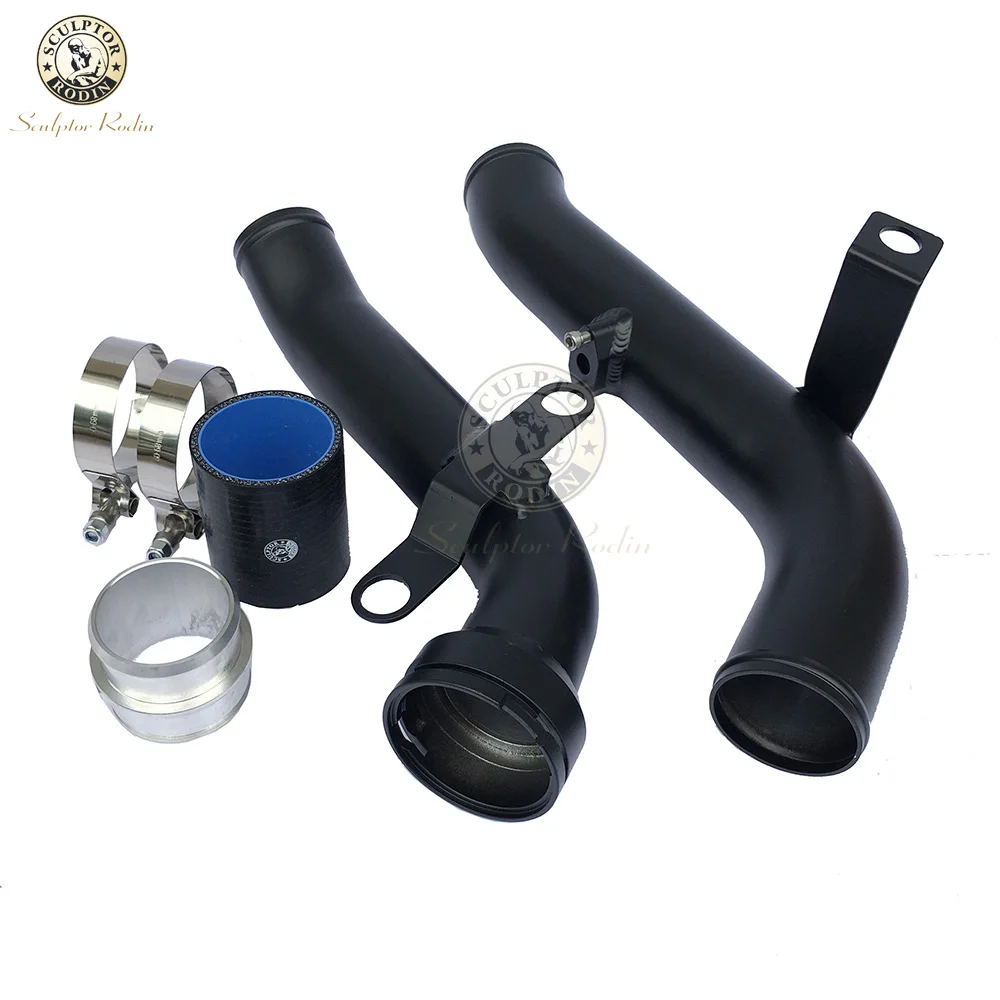urbo Discharge Pipe Conversion Boost Pipe Kit Fits For V.W Golf MK5/MK6/GT.I /Scirocco for Audi TT/A3 2.0TSI BLACK