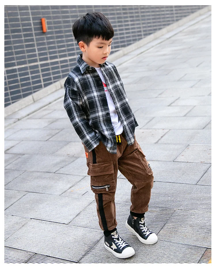 Штаны для мальчиков детские осенние штаны для мальчиков Новинка года, зимние вельветовые штаны-шаровары для мальчиков, корейская детская одежда для детей возрастом от 8 до 12, 14, 16 лет