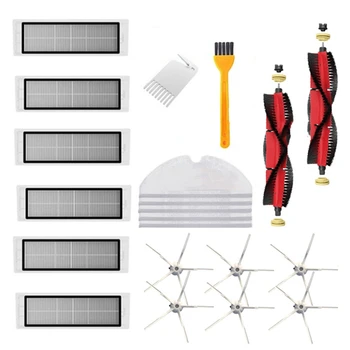 

21Pcs Washable HEPA Filter Main Brush Side Brush Parts for Xiaomi Roborock S5 Max S6 Vacuum Cleaner Accessories