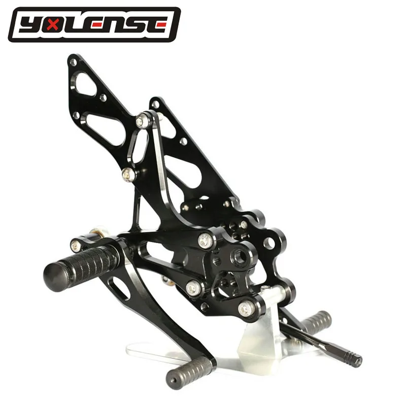 CNC алюминиевый Мотоцикл Регулируемые задние наборы Задние подножки для Kawasaki ZX-10R ZX10R ZX 10R 2003 2004 2005