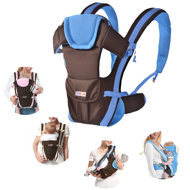 Baby carrier 0-30 Months Breathable Front Facing Baby Carrier 4 in 1 Infant Comfortable Sling Backpack Pouch Wrap Baby