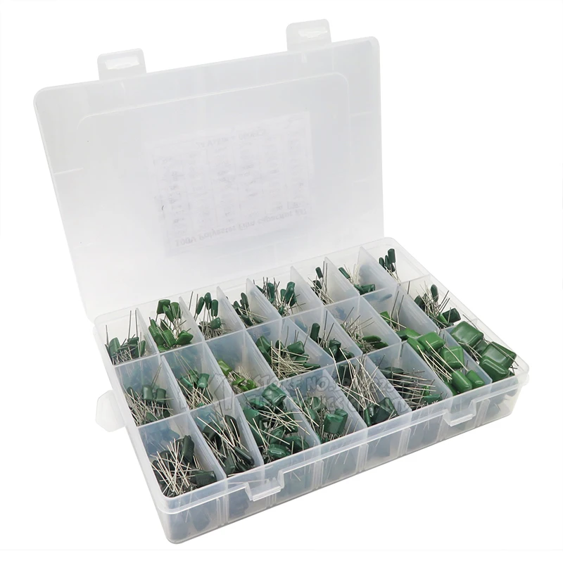 660pcs/lot 24value Capacitor Kit 100v 2a221j To 2a474j Polyester Film