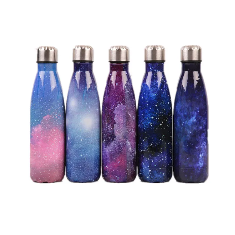 Online 500ml Stainless Steel 304 Thermos Vacuum Flask Bottle Coffee Milk Cup Keep hot and cold Outdoor Travel Sport Hot Water Bottles