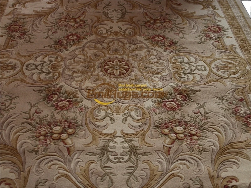 Ковровое покрытие savonnerie rose, китайское, для спальни, прямоугольное, китайское, натуральное, savonnerie