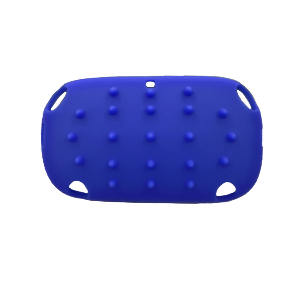 Силиконовый шлем защитная оболочка Крышка маска для глаз крышка для Oculus Quest VR очки Защита от пота анти-бросок шлем кожаный чехол - Цвет: Blue Head Cover