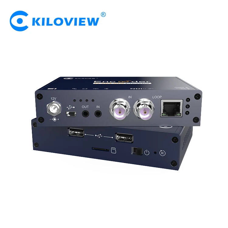 

Kiloview wired h.264 hd sdi to lan ndi hx RTMP SRT live video encoder hardware