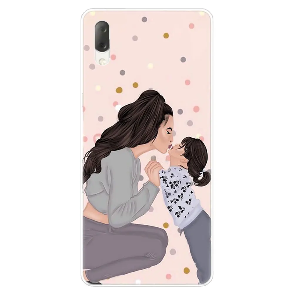 005 Для малыша и мамы; папы Модные жесткий чехол для Sony Xperia L1 L2 L3 X XA XA1 XA2 XA3 ультра 10 плюс E5 XZ XZ1 XZ2 компактный XZ3 XZ5 2 20 крышка - Цвет: 005