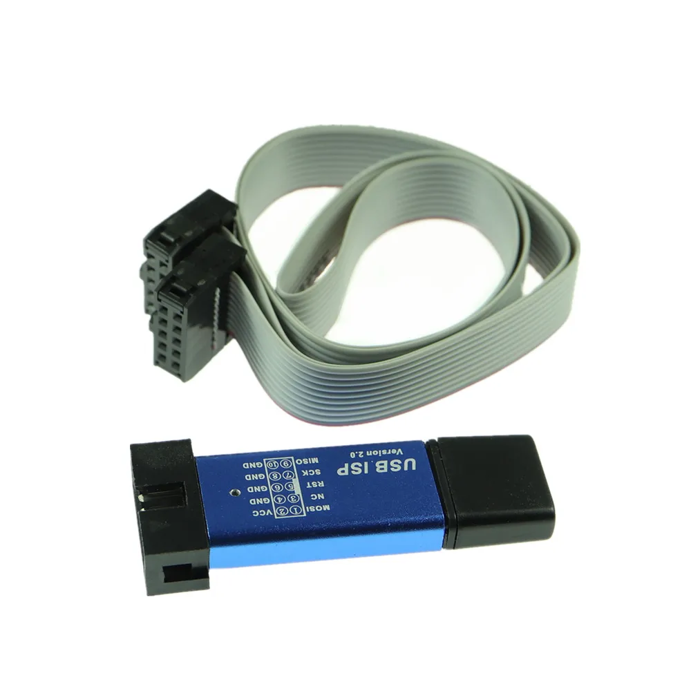 Программатор KJ392 AVR с одним чипом USB ISP USBasp USBisp для 51 ATMEL поддержкой загрузки Win 7 1