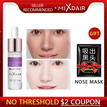 

MIXDAIR Nicotinamide Serum Essence Facial Whitening Brightening Skin Remove Spot Hyaluronic Acid Shrink Pore Treatment Skin Care