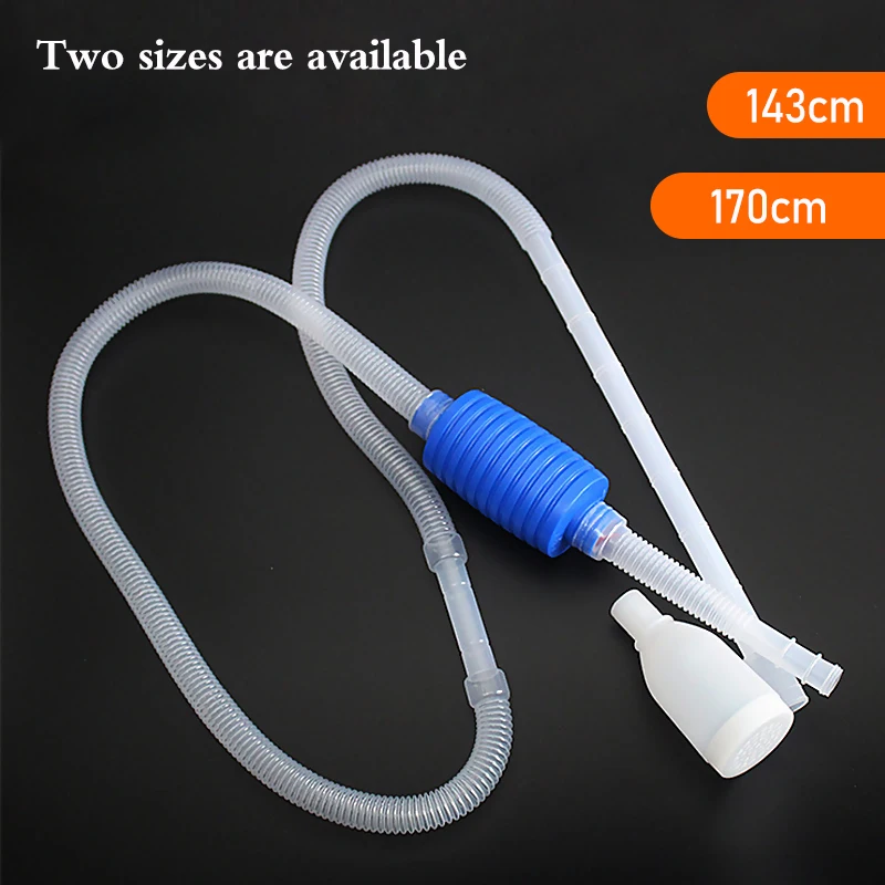 Aquarium Siphon Fish Tank Syphon Vacuum Cleaner Pump Semi