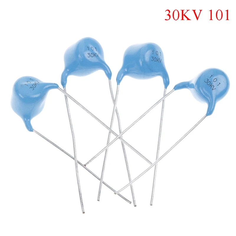 Практичный 10 шт высоковольтный керамический конденсатор 30KV 101K 30KV 100P 100PF 101