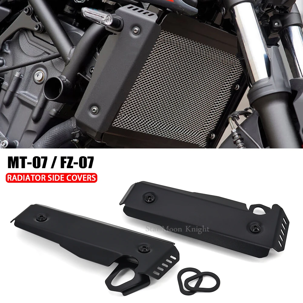 

Motorcycle Accessories Side Radiator Grille Cover Guard Protector For YAMAHA MT-07 MT07 FZ-07 FZ07 MT FZ 07 2018 2019 2020 2021