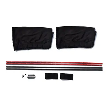 

2pcs/set Aluminum Alloy Elastic Car Side Window Sunshade Curtains Auto Windows Curtain Sun Visor Blinds Cover car-styling S,L