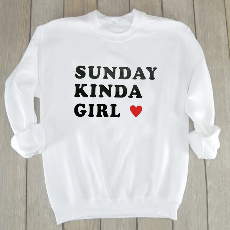 Sunday Kind/толстовки для девочек модный пуловер "Love" для девочек, уличная женская одежда Ulzzang, осенняя верхняя одежда, Прямая поставка