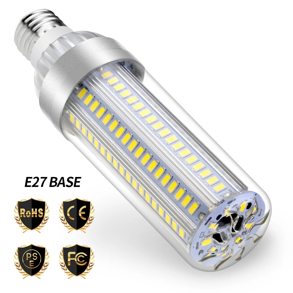

Corn Bulb LED Light 220V Lampada LED E27 110V Bombillas E26 Light Bulb LED Lamp 50W 35W 25W No Flicker Commercial Lighting 5730