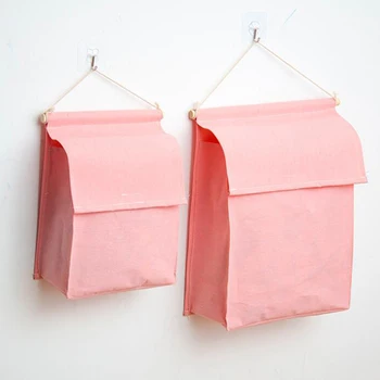 

Creative Fabric Storage Hanging Bag Home Storage Bag Finishing Storage Bag Wall Hanging Multi-layer Wall Hanging Hook