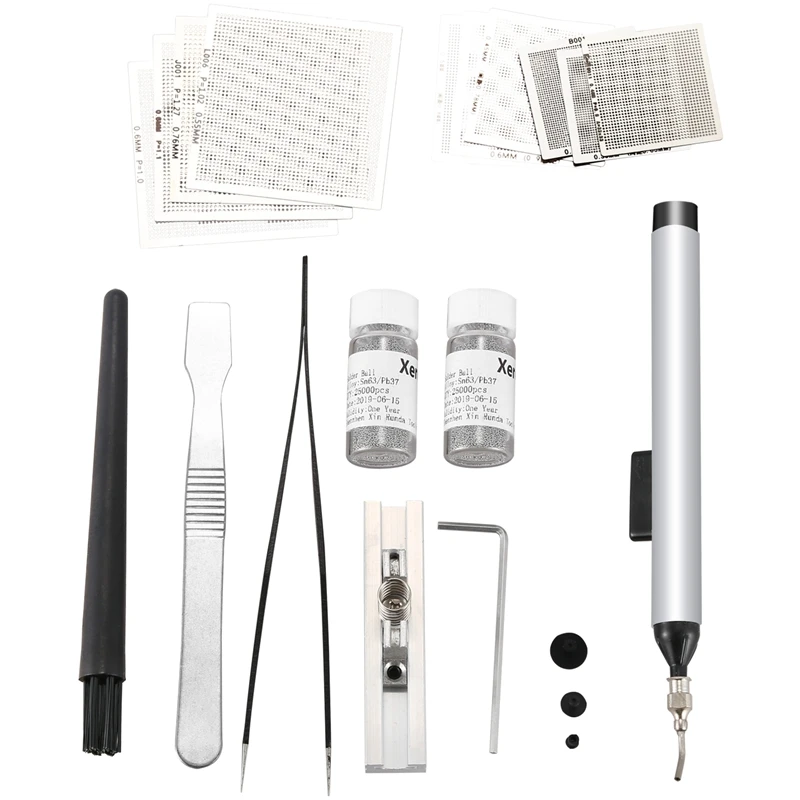 

Hot Stencils Bga Reballing Kit for Xbox Ps3 Chip Reballing Repair Game Consoles Repair Tools Kit