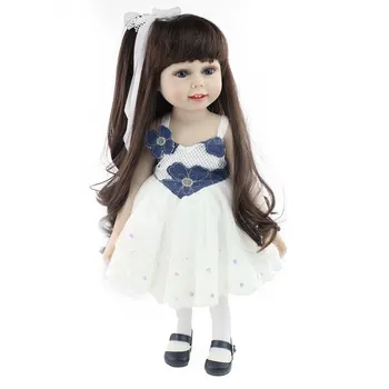 

18 Inch Reborns Toddler Princess Real Like Art Dolls Infant Birthday Gift Newborn Baby Dolls Silicon Dolls