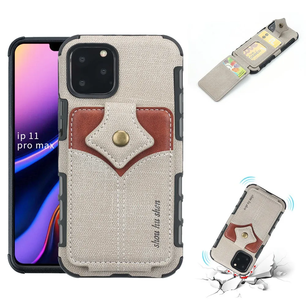 Retro Wallet Flip Card Stand Cover Luxury Case For iPhone 11 Pro X XR XS MAX 5 6 6s 7 8 Plus 5s SE 8Plus Phone Coque Bag | Мобильные