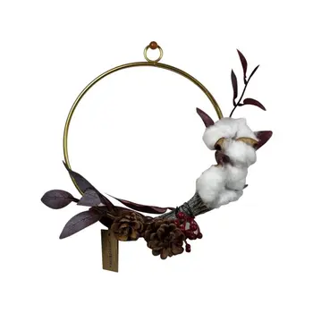 

Nordic Geometric Metal Wreath Hemp Rope Wall Decoration Set Home Simulation Green Plant Hanging Ring Dried Flowers 2 2 2 2 1