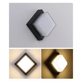 

AC85-265V 5W LEDs Wall Mounted Light Night Lamp with Remote Controller IP65 Water Resistance for Corridor Pathway Bedroom Deco